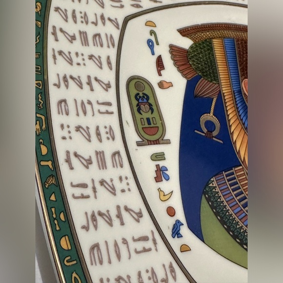 LIMOGES - FM Fathi Mahmoud Made in Egypt Square Plate 10”5 - Picture 9 of 9